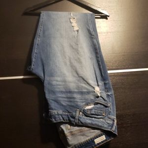 torrid Jeans - Distressed lighter/medium wash jeans torrid Jeans - Distressed lighter/medium wash jeans